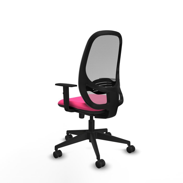 PIQUERAS Y CRESPO Silla de oficina Cilanco Rosa y Gris PIQUERAS Y CRESPO Silla de oficina Cilanco Rosa y Gris
