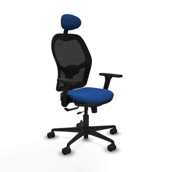 PIQUERAS Y CRESPO Silla de oficina Jorquera Azul y Negro PIQUERAS Y CRESPO Silla de oficina Jorquera Azul y Negro