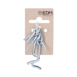 Edm Aldabilla Doble Hembrilla 50 mm Zinc Cromado