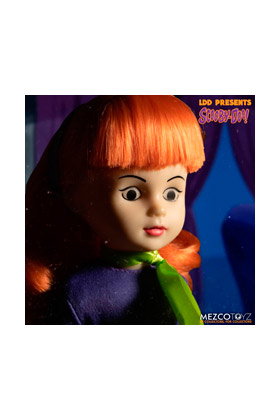 Mezco Toyz Set de 6 Figuras Scooby-Doo 25 cm Mystery Inc con Diseño Living Dead Dolls Daphne Shaggy Velma Fred - Sistema Build a Figure