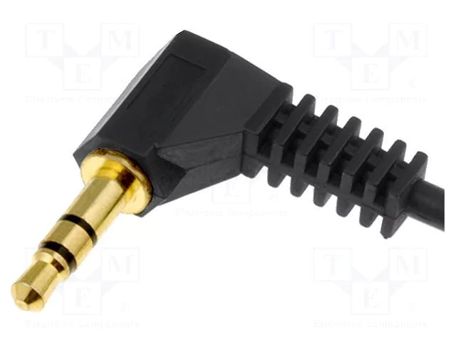 4CARMEDIA Cable Jack 3,5mm 3pin Enchufe Angular Dorado 0,8m 4CARMEDIA Cable Jack 3,5mm 3pin Enchufe Angular Dorado 0,8m