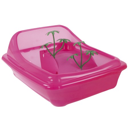 Nayeco Tortuguera Madagascar Estándar 46x35x20 cm con Isla de Descanso para Tortugas