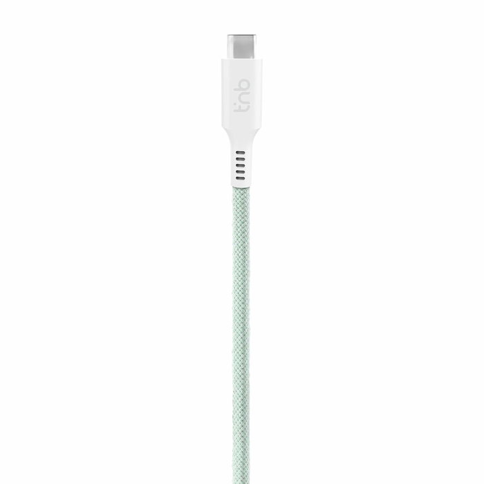 TNB Cable USB-C a USB-C con funda magnética de 1,5 m - Verde