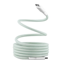 TNB Cable USB-C a USB-C con funda magnética de 1,5 m - Verde