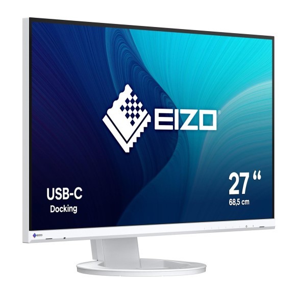 EIZO FlexScan EV2720-WT Monitor 27" IPS QHD (2560x1440) 5ms USB-C 70W HDMI DP Blanco 178° Altavoces Ajustable VESA EIZO FlexScan EV2720-WT Monitor 27" IPS QHD (2560x1440) 5ms USB-C 70W HDMI DP Blanco 178° Altavoces Ajustable VESA