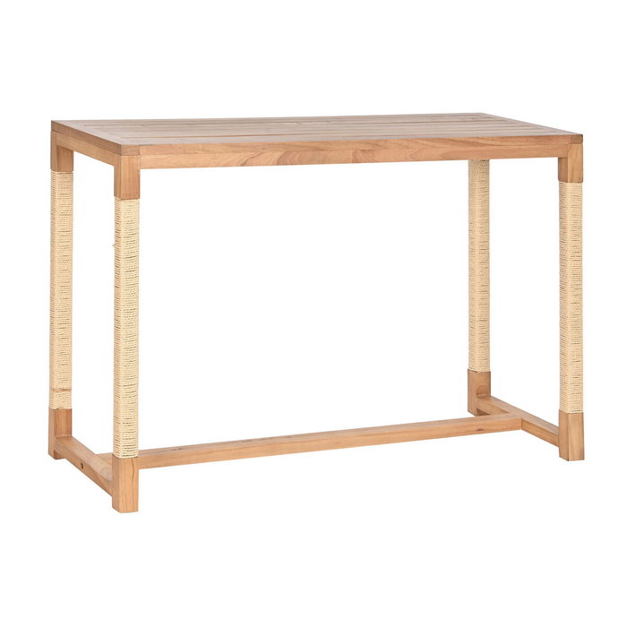 DKD Home Decor Consola Abeto Cuerda 120x36x76 Natural