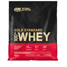 Optimum Nutrition Gold Standard 100% Whey Protein - Delicious Strawberry Flavor, ON WHEY