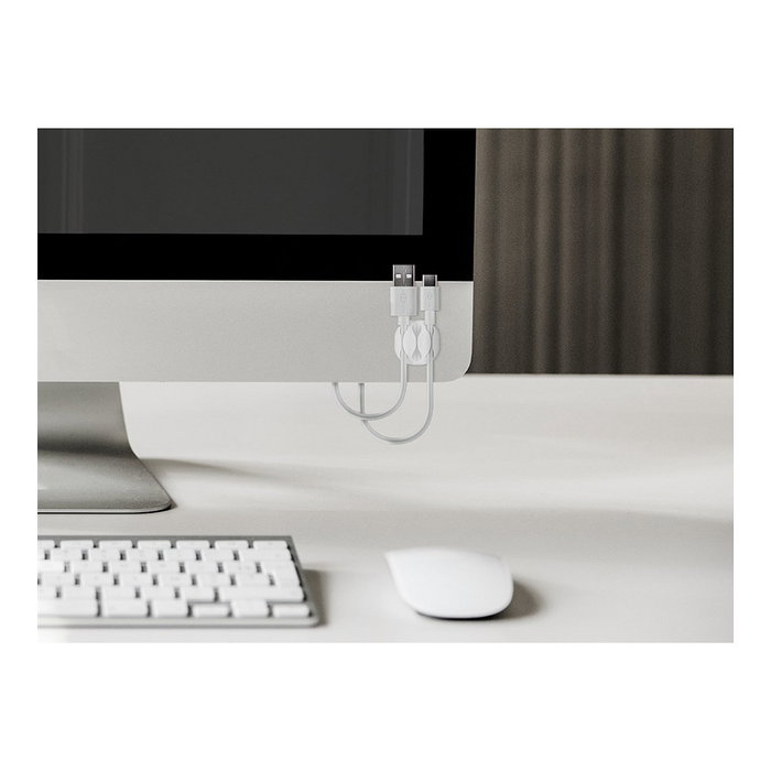 Goobay Kabel Management Set, negro, pack de 5
