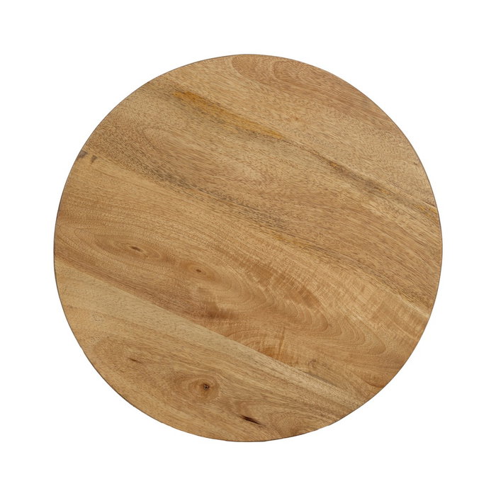 Mesa Auxiliar Natural Madera de Mango 40 X 40 X 55 cm