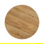 Mesa Auxiliar Natural Madera de Mango 40 X 40 X 55 cm