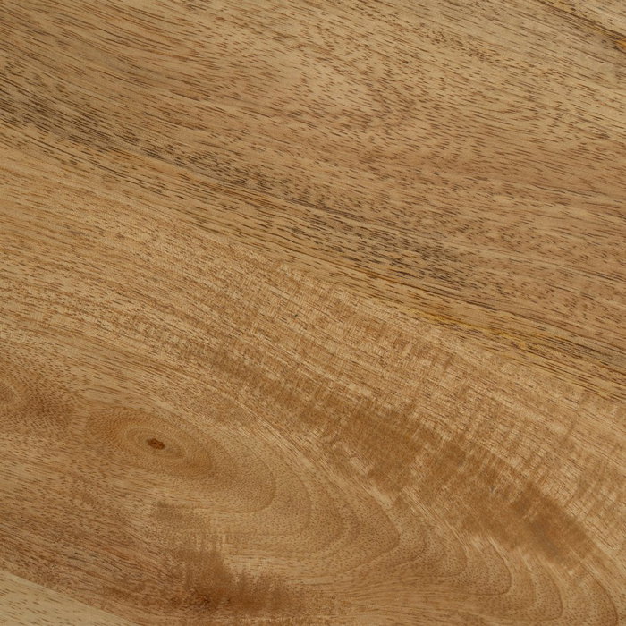 Mesa Auxiliar Natural Madera de Mango 40 X 40 X 55 cm