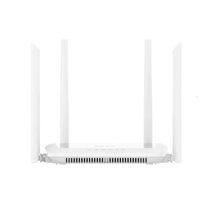 Ruijie Networks Router RG-EW1200 AC1200 Dual Banda (2.4GHz/5GHz) Wi-Fi 5, 867 Mbps, 4 Antenas, QoS, Control Parental, Color Blanco, 3 Puertos LAN