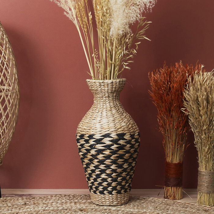 Home Deco Factory Jarrón de 42 cm Colección NATURAL