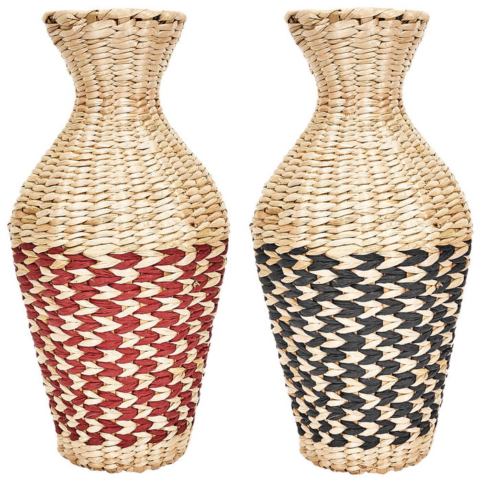 Home Deco Factory Jarrón de 42 cm Colección NATURAL