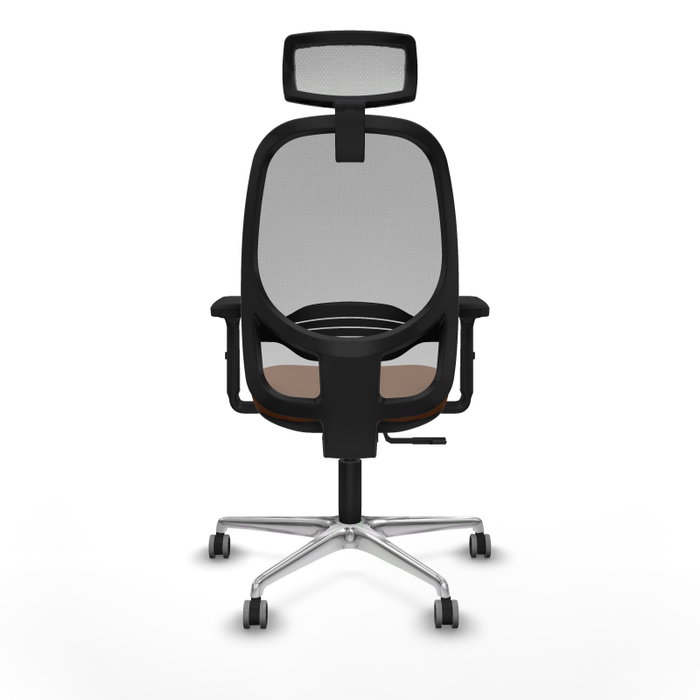 PIQUERAS Y CRESPO Silla de oficina Cilanco con mecanismo Sincro, Marrón y Gris PIQUERAS Y CRESPO Silla de oficina Cilanco con mecanismo Sincro, Marrón y Gris
