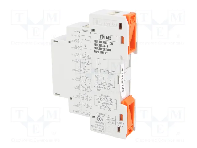 LOVATO ELECTRIC Relé de tiempo TM 1÷10 días SPDT