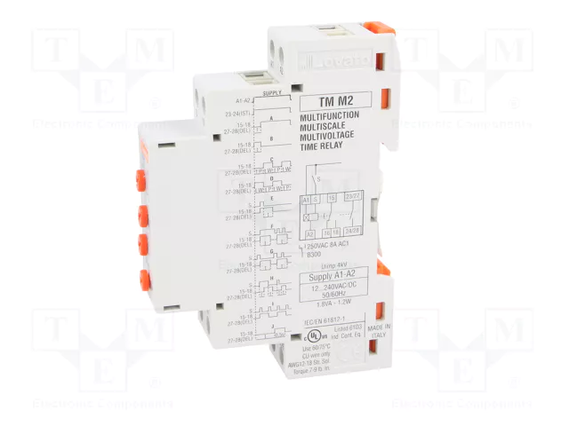 LOVATO ELECTRIC Relé de tiempo TM 1÷10 días SPDT