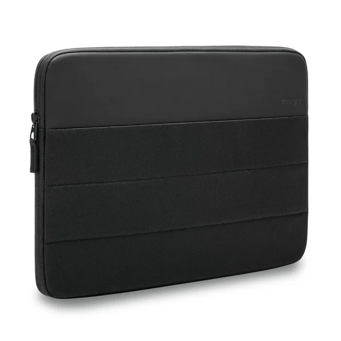 Kensington K60395WW Funda para Portátil 16" EQ - Negro, de Poliéster Reciclada, Compatible Universal, Protección Acolchada
