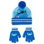 Cerdá Conjunto de 2 Piezas Stitch Gorro y Guantes Talla Única