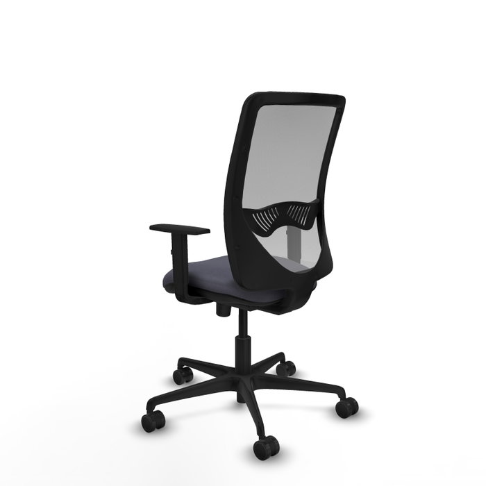 PIQUERAS Y CRESPO Silla de oficina Zulema con mecanismo Sincro, Gris