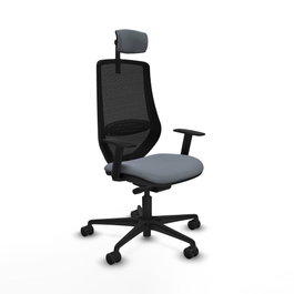 PIQUERAS Y CRESPO Silla de oficina Mardos con Mecanismo Sincro/Traslack Gris