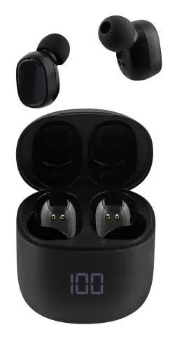 TNB Onyx Auriculares TWS con Estuche e Indicador de Carga - Negro TNB Onyx Auriculares TWS con Estuche e Indicador de Carga - Negro