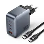 Vention Cargador de Pared GaN 100W con 3x USB-C y 1x USB-A, Gris
