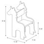 Home Deco Kids Silla Infantil Unicornio Colección Licorne 33x41 cm; h.60 cm