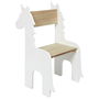 Home Deco Kids Silla Infantil Unicornio Colección Licorne 33x41 cm; h.60 cm