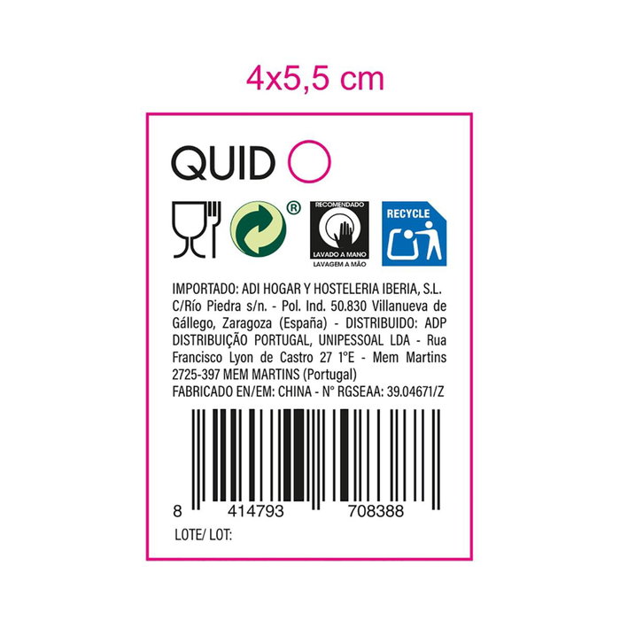 Tijeras Acero Inoxidable Rico Quid 21 cm