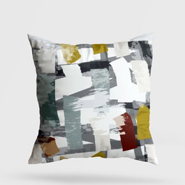 Aberto Design A11980 Cojín de Algodón y Poliéster 43x43cm para Sofá y Cama, Diseño Elegante y Lavable para el Hogar