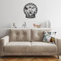 Aberto Design A11980 Cojín de Algodón y Poliéster 43x43cm para Sofá y Cama, Diseño Elegante y Lavable para el Hogar