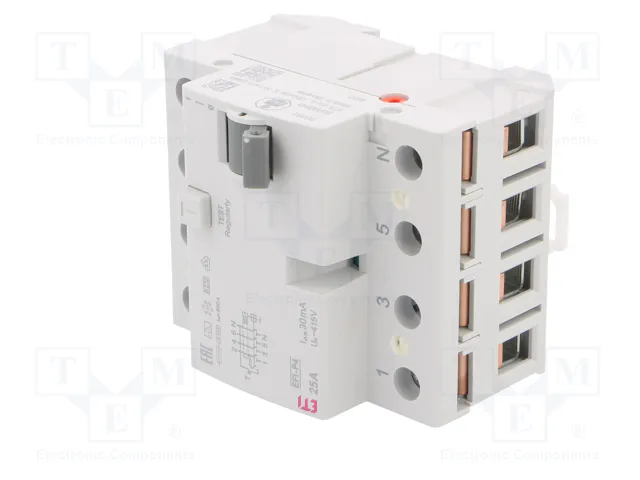 ETI POLAM Interruptor Diferencial EFI 4 Polos 25A 30mA