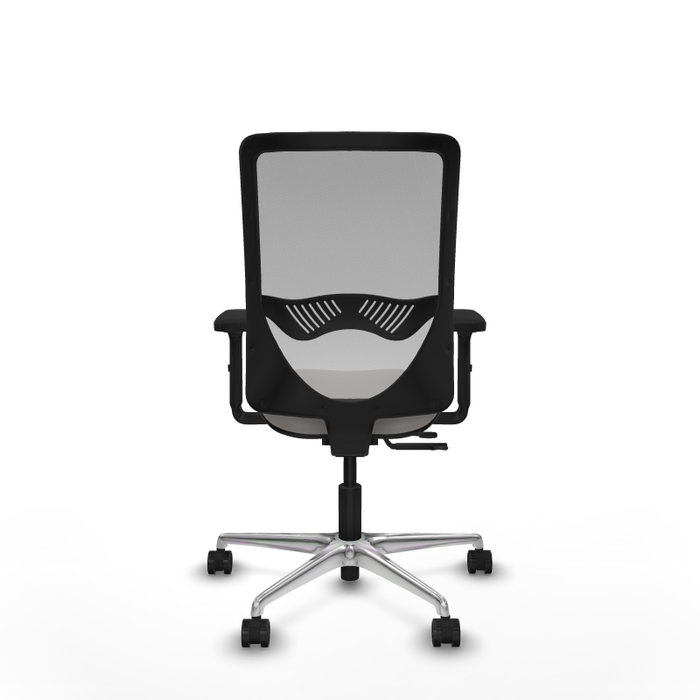 PIQUERAS Y CRESPO Silla de oficina Zulema con mecanismo Sincro/Traslack Blanco y Gris PIQUERAS Y CRESPO Silla de oficina Zulema con mecanismo Sincro/Traslack Blanco y Gris