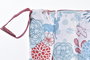 DKD Home Decor Cojín Silla Navidad Reno Azul Celeste y Rojo 40x4x40 cm Algodón Polyester Velcro 4 Unidades