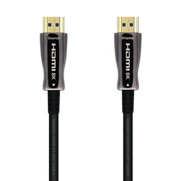 AISENS - CABLE HDMI V2.1 AOC ULTRA ALTA VELOCIDAD / HEC 8K@60HZ 4K@120HZ 4:4:4 48GBPS, A/M-A/M, NEGR