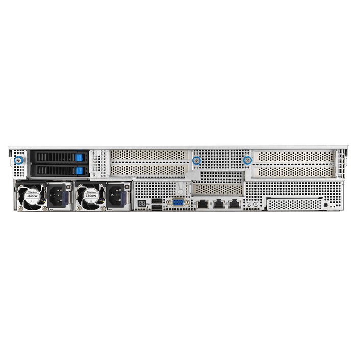 ASUS Rack Server RS521A-E12-RS24U/1G/2kW/16NVMe/FAN/RH/OCP/GPU 90SF03X1-M000R0 - Barebone Server 2U, Socket SP5 para AMD EPYC 9004, 24x DDR5, 26 Bahías, Fuente 2000W Titanium