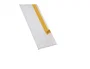 Q-connect Soporte portaprecios adhesivo para estantería 27x1000 mm semi-transparente
