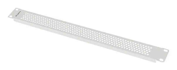 Lanberg Panel Ciego Perforado 1U 19" Gris, Zaslepka, Acero, Para Rack 19 Pulgadas
