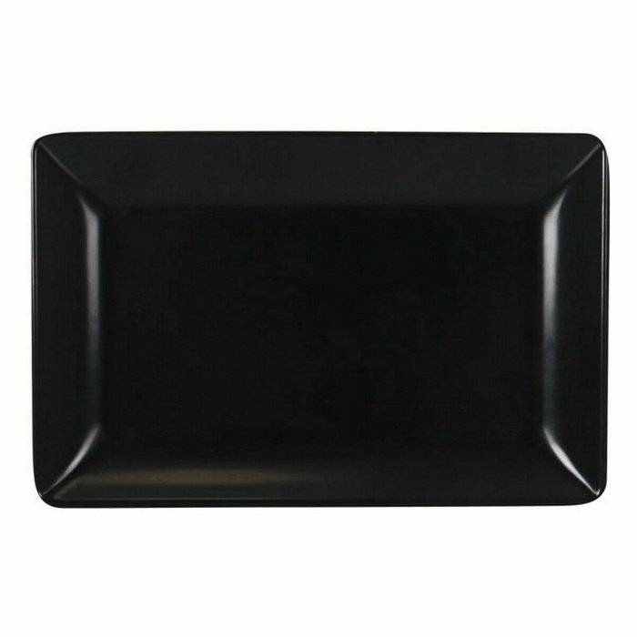 La Mediterranea Bandeja de Melamina Antracita 20x13x2 cm de 24 unidades