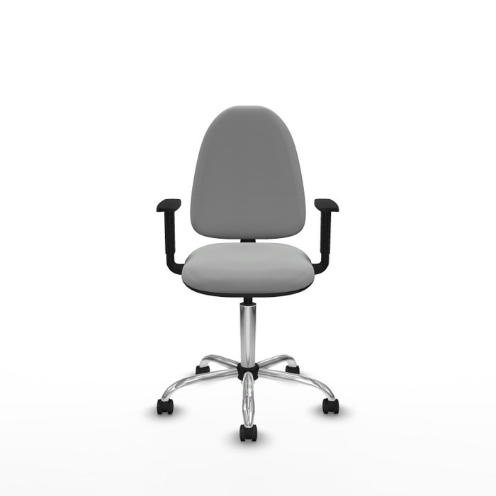 PIQUERAS Y CRESPO Silla de oficina Aýna Gris claro con Brazos 1D