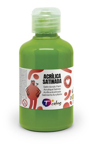 TCOLORS Pintura Acrílica Verde 250 ml (botella) inevitable TCOLORS Pintura Acrílica Verde 250 ml (botella) inevitable