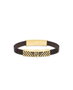 Police Latitude Bracelet IPG Choc Strap Negro