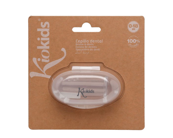 KioKids Purewhite Cepillo de Dientes y Encías en Silicona para Bebé +0 Meses