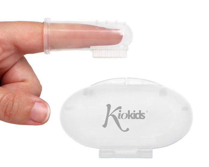 KioKids Purewhite Cepillo de Dientes y Encías en Silicona para Bebé +0 Meses