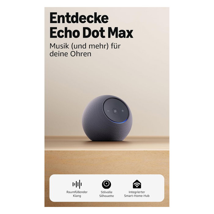 Amazon Echo Dot Max (2025) Negro