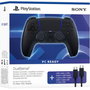 Sony DualSense - Mando inalámbrico Midnight Black para PS5 y PC, con retroalimentación háptica, gatillos adaptativos y cable USB incluido