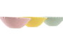 DKD Home Decor Bandeja Vaciabolsillos de Cerámica con Diseño Floral - Surtido 3 Colores