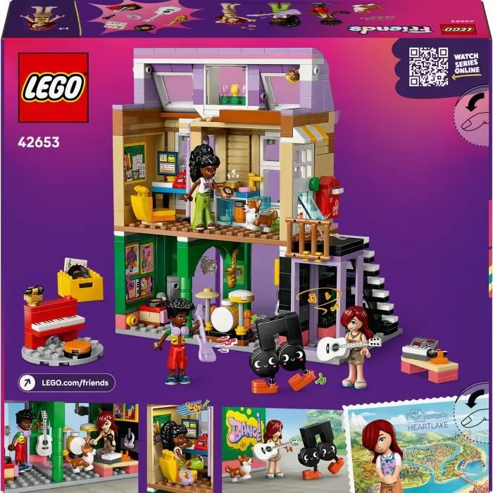 Lego 42653 Tienda de Música y Apartamento, Juego para Niñas de 7 Años en Adelante