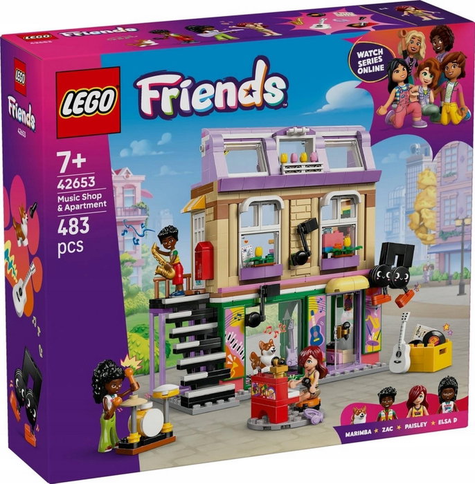 LEGO Friends Tienda de Música y Apartamento LEGO Friends Tienda de Música y Apartamento